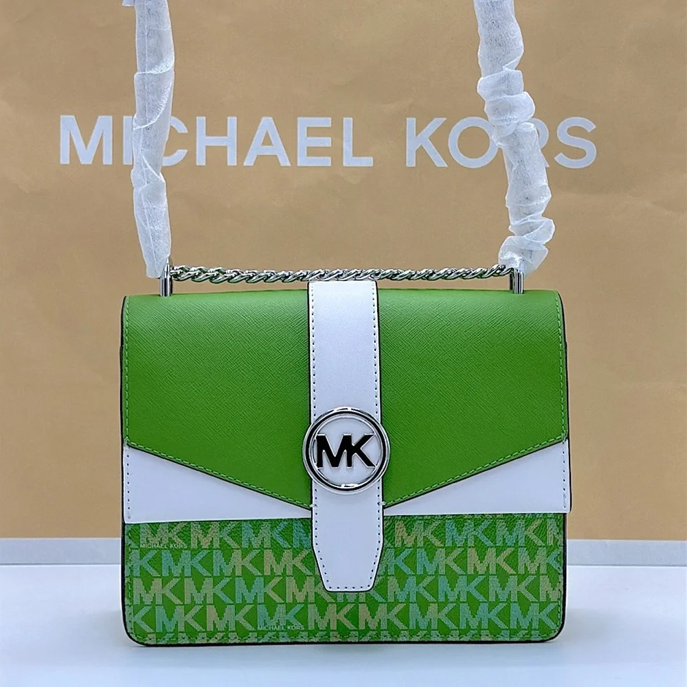 Michael Kors Greenwich Small Color-Block Signature Logo FlapCrossbody Bag
Jungle - Picture 10 of 16